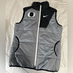 Nike, Small, Gray/Chrome-Black, University of Oregon, Vest